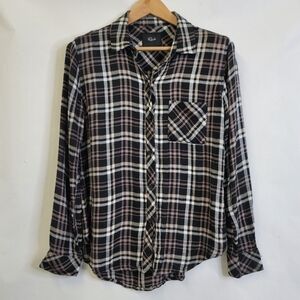 Rails Plaid Long sleeve Button down Top